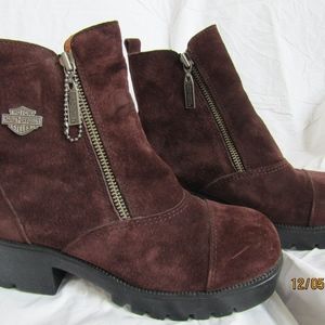 Harley Davidson Suede Boots